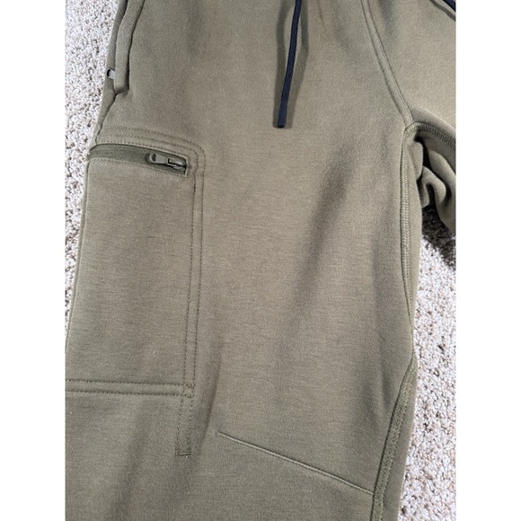 Mens Fabletics Go To Jogger Moss Green Cargo Pockets Fleece Pants Size XS - Picture 5 of 16